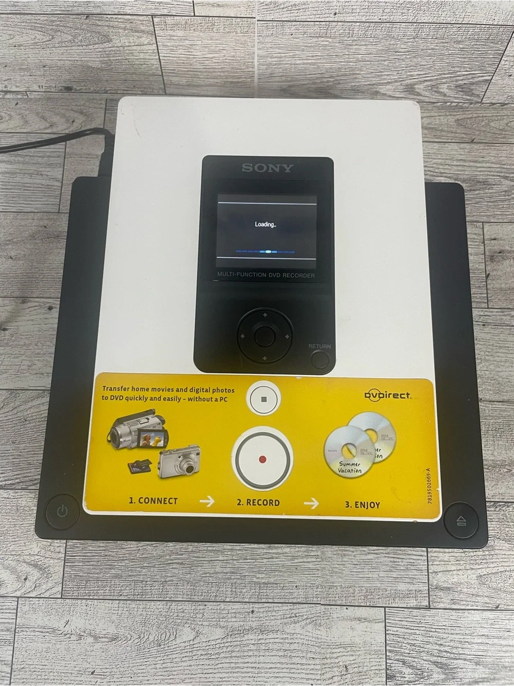 Sony Multi-Function Portable DVD Recorder - White/Black